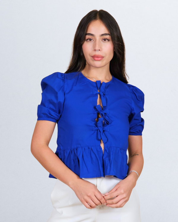 BLUSA COQUETTE MC