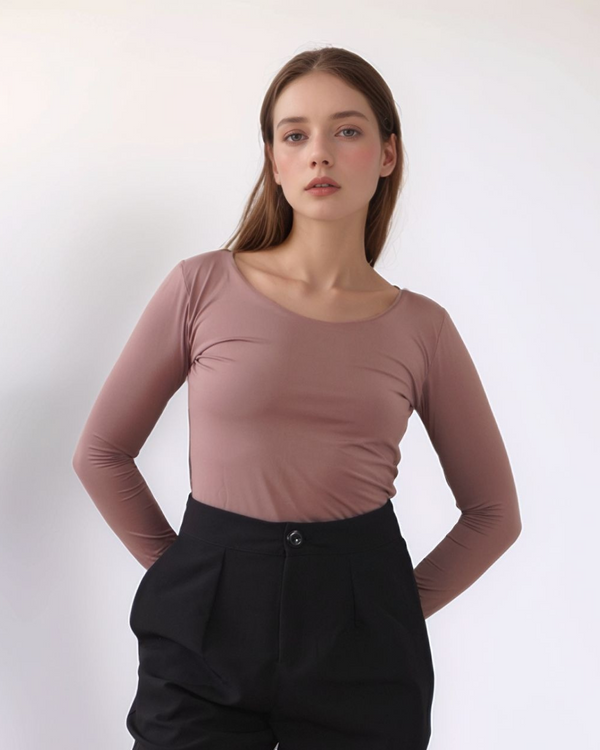 BLUSA CUELLO EN U AMORELA