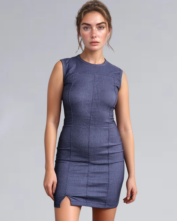 VESTIDO CHAMBRAY DENIM