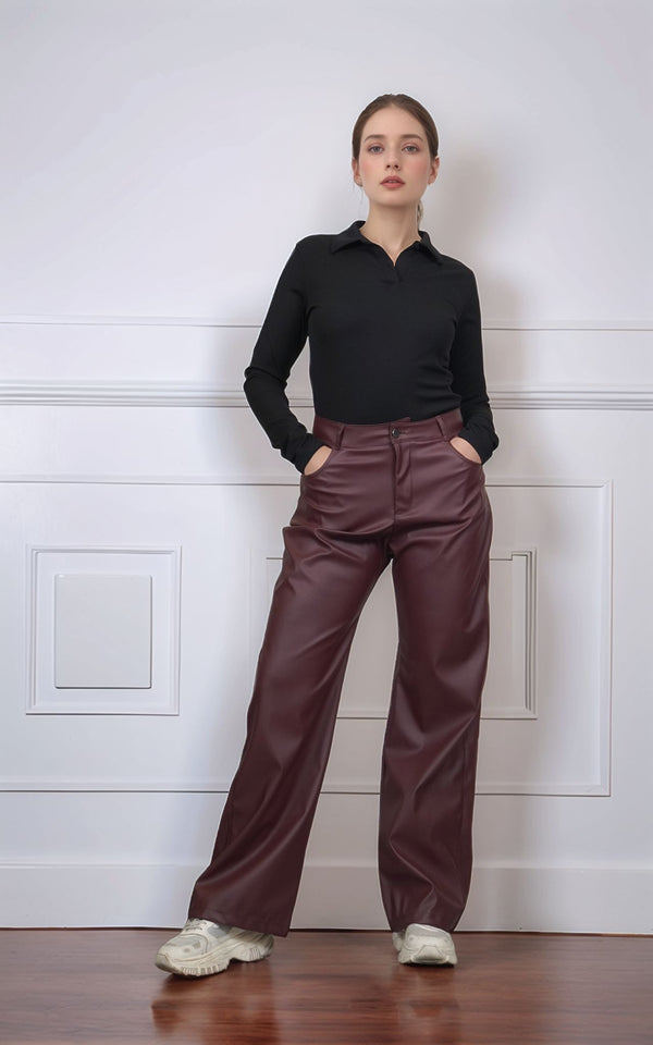 PANTALON CUERINA WIDELEG