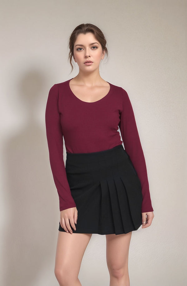 BLUSA CUELLO EN U