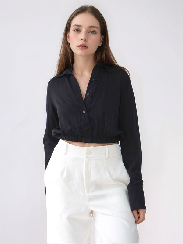CAMISERA PRETINA ENCAUCHADA SALE