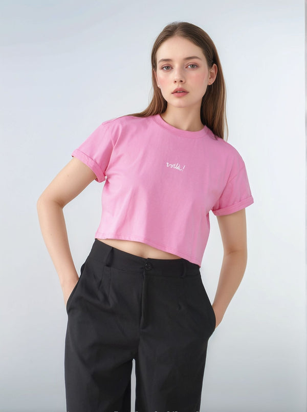 CAMISETA CROP -VOILA