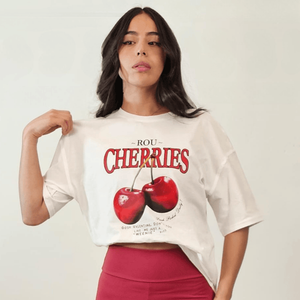 CAMISETA OVERSIZE MS-CHERRYES