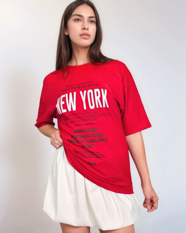 CAMISETA OVER NEW YORK