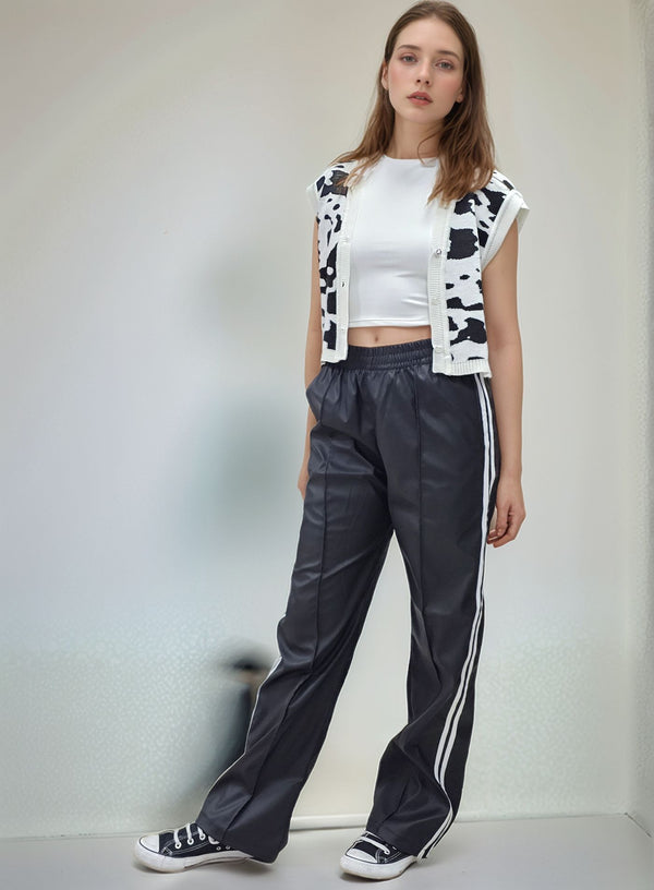 PANTALON SESGOS CUERINA