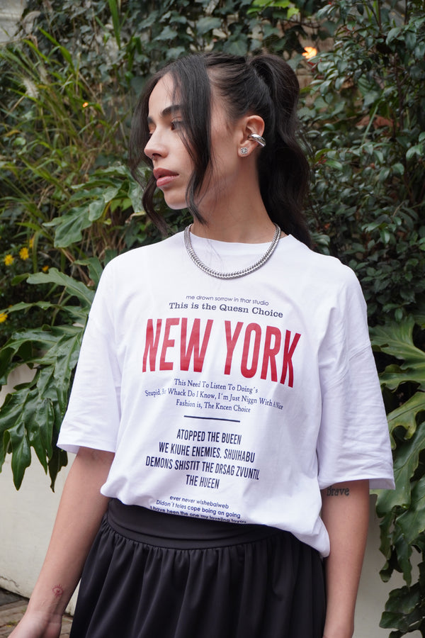 CAMISETA OVER NEW YORK
